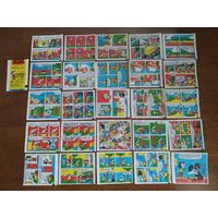 Вкладыши от жвачки Tipi Tip 11 серия полная коллекция 70шт!!