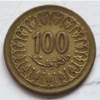 Тунис 100 миллимов 1983 год