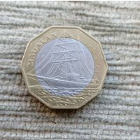 Werty71 Кабо Верде 100 эскудо 1994 Корабль биметалл