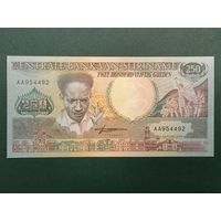 250 гульденов Суринам.