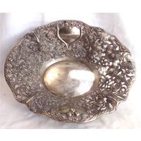 Фруктовница Конфетница 30 х 27 Серебрение 05