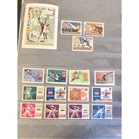 Лот чистых марок СССР 1964-1965 год(спорт)