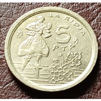 Испания 5 песет, 1996 Риоха    ( 1-2-10 )