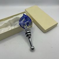Пробка для бутылки из муранского стекла ручной работы. Италия (Мурано). Арт 2922