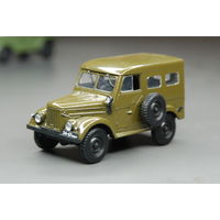 Модель автомобиля ГАЗ-69 с жёстким верхом 1:43 (конверсия из "Автомобиль на службе")
