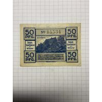 50 пфеннигов (нотгельды) г. Германия - 1312-2