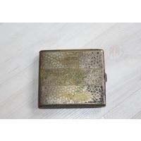 Металлический портсигар, из СССР.