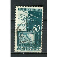 Италия - 1954 - Национальное телевидение 60L - [Mi.909] - 1 марка. Гашеная.  (Лот 34HM)-T2P8