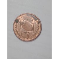 Остров Мэн 1 пенни 1997 года . АА