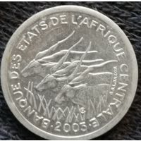 Центральная Африка (BEAC) 1 франк, 2003 г., KM# 8