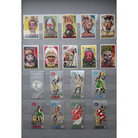 Марки. Гвинея. Бурунди. Маски. Одежда. 1966г.