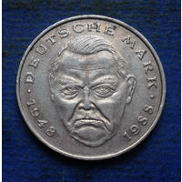 Германия (ФРГ) 2 марки 1989 D