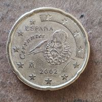 Испания 20 евроцентов 2002 г., KM# 1044