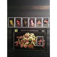 Джерси. 1999 г. Цветы.
