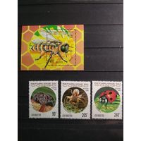 Конго. 1994 г. Насекомые.