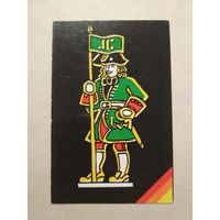 Карманный календарик. Ленинградский завод. 1988 год