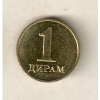 Таджикистан 1 дирам 2019