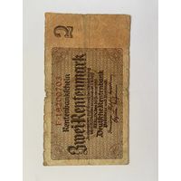 2 рентенмарки Германской империи