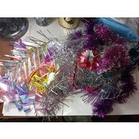 Мишура на ёлку . СССР .