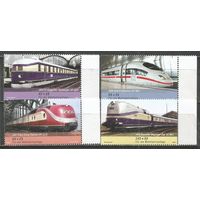 Германия. Локомотивы. 2006г. Mi#2560-63. Серия.