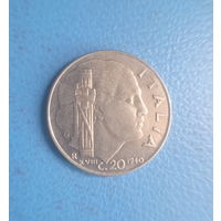 Италия 20 чентезимо 1940 год король Витторио Эммануил III