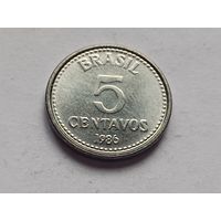 Бразилия 5 сентаво 1986 г.