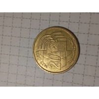 20 сантимов   Марокко 2002 год