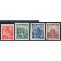 Богемия и Моравия 1940 Стандарт Архитектура Брно Пернштейн Замки Флора 4 марки**