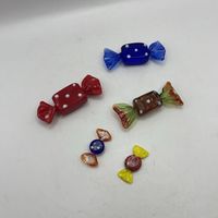 Декоративные конфеты ручной работы (5 шт.). Италия (Мурано). Арт 3326