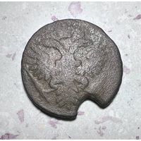 Деньга РИ 1734 года. Брак