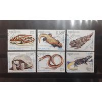 Камбоджа. 1987 год. Фауна. Рептилии (124)