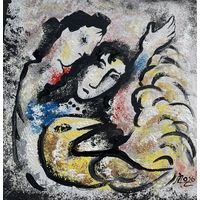 Панно двп масло-акрил 45-45