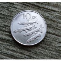 Werty71 Исландия 10 крон 2008 Косяк Рыба