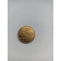 УРУГВАЙ 5 песо 2019 год