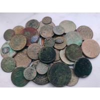 Лот  красивых царских монет  50 штук   с рубля!!