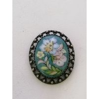 Брошь СССР финифть лот 7м8