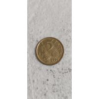 Испания 5 песет 1993