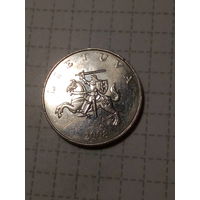 1 лит Литва 2008 год
