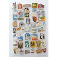 Значки городов СССР - 47 шт.