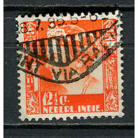 Нидерландская Индия - 1934/1937 - Королева Вильгельмина 12 1/2С - [Mi.214] - 1 марка. Гашеная.  (Лот 22Js)-T25P1