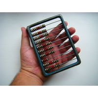 Карманный калькулятор из СССР. Метал.