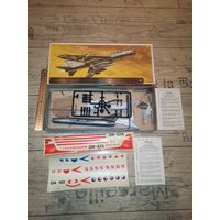 Сборная модель самолёта Cу-7, масштаб 1:72, некомплект.