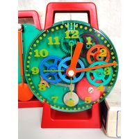 Игрушка "Часы настольные", сборная модель, СССР.