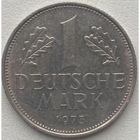 Германия 1 марка 1973 г. F