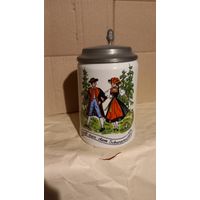 Кружка пивная  с крышкой, Германия