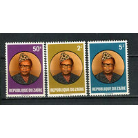 Конго (Заир) - 1982 - Президент Мабуту - [Mi. 756-758] - полная серия - 3 марки. MNH.  (Лот 78HN)-T2P20
