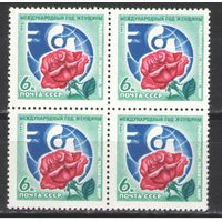 Марки СССР. 1975гг. "Международный год женщины" (кварта)