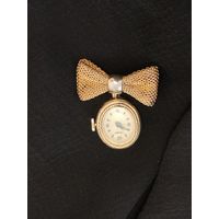 Брошь часы, механические arpeggio swiss