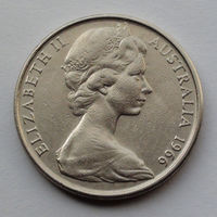 Австралия 20 центов. 1966 г.