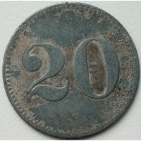 20 Werth-Marke. Жетон платежный. Германия. 1920-е гг.